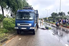 Hiện trường vụ tai nạn. Ảnh: Khoa Chương - TTXVN
