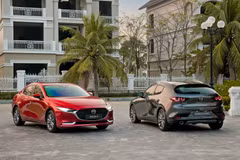 Các phiên bản Mazda3 đang nhận được nhiều ưu đãi về giá. (Ảnh: Vietnam+)