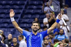 Djokovic đã lập kỷ lục mới 24 danh hiệu Grand Slam. (Ảnh: AFP/TTXVN)