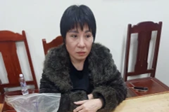 "Bà trùm" Trương Thị Hoa bị bắt giữ. (Nguồn: Đời Sống & Pháp Luật)