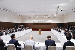 Tọa đàm kinh doanh Việt Nam-Nhật Bản. (Ảnh: Dương Giang/TTXVN)