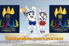 Biểu trưng và linh vật của SEA Games và ASEAN Para Games tại Campuchia năm 2023. (Nguồn: TTXVN)