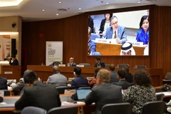 Đại sứ Việt Nam tại Thái Lan Phan Chí Thành phát biểu tại Hội nghị. (Ảnh: Đỗ Sinh/TTXVN)