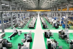 Trung tâm cơ khí chế tạo có khả năng cung cấp đa dạng sản phẩm, phục vụ nhiều ngành nghề. (Ảnh: Vietnam+)