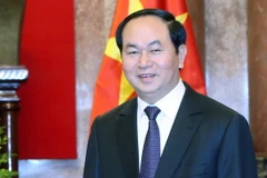 Chủ tịch nước Trần Đại Quang. (Ảnh: Nhan Sáng/TTXVN)