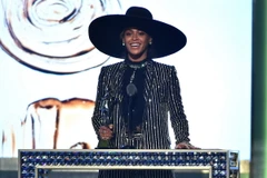 Nữ danh ca Beyonce tại lễ trao giải Biểu tượng thời trang CFDA ở New York, Mỹ ngày 6/6. (Nguồn: AFP/TTXVN)