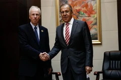 Ngoại trưởng Canada Stephane Dion đã có cuộc tiếp xúc song phương với người đồng cấp Nga Sergey Lavrov. (Nguồn: mid.ru)