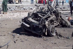 Hiện trường một vụ đánh bom khác ở Helmand, Afghanistan. (Nguồn: khaama.com)