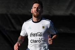 Lionel Messi đã quay trở lại tập luyện cùng đội tuyển Argentina sau khi mới hồi phục chấn thương. (Nguồn: AFP)