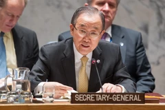 Tổng Thư ký Liên hợp quốc Ban Ki-moon. (Nguồn: AFP).