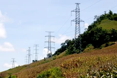 Đường dây 500kV Sơn La-Hiệp Hòa đoạn qua huyện Mường La-Sơn La. Ảnh tư liệu. (Ảnh: Ngọc Hà/TTXVN)