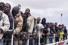 Trong tháng 7/2016, đã có ít nhất 25.300 người đến Italy qua biển Địa Trung Hải.(Nguồn: sfgate.com)