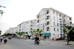 Khu nhà ở dành cho người thu nhập thấp ở Đà Nẵng. (Ảnh: Tuấn Anh/TTXVN)
