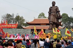 Lễ hội gò Đống Đa (Hà Nội) khai hội ngày hôm nay sẽ diễn ra trong thời tiết nắng ấm. (Nguồn: TTXVN)