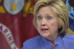 Ứng cử viên Tổng thống Mỹ Hillary Clinton. (Nguồn: AFP)