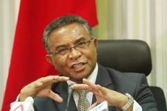 Thủ tướng nước Cộng hòa Dân chủ Timor-Leste Rui Maria de Araujo trả lời phỏng vấn một số cơ quan báo chí các nước Đông Nam Á. (Ảnh: Lâm Khánh/TTXVN)