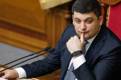 Chủ tịch Quốc hội Ukraine Vladimir Groysman được chỉ định giữ chức Thủ tướng. (Nguồn: EPA)