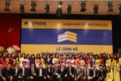 GPBank ra mắt bộ nhận diện thương hiệu mới. (Nguồn: Ngân hàng Nhà nước)