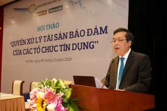 Phó Thống đốc Ngân hàng Nhà nước Nguyễn Kim Anh chỉ đạo tại hội thảo. (Nguồn: Ngân hàng Nhà nước)