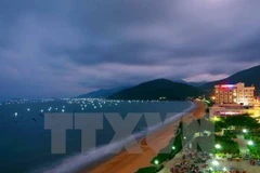 Bãi biển Quy Nhơn, thành phố Quy Nhơn, tỉnh Bình Định. (Ảnh: Ngọc Hà/TTXVN)