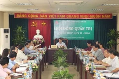 Thống đốc Lê Minh Hưng chỉ đạo tại Hội nghị. (Nguồn: Ngân hàng Chính sách)