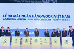 Các đại biểu tại lễ ra mắt Ngân hàng Woori Bank. (Nguồn: Woori Bank)