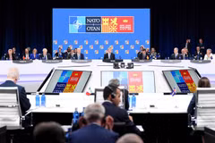 Toàn cảnh Hội nghị thượng đỉnh NATO tại Madrid, Tây Ban Nha, ngày 29/6. (Ảnh: AFP/ TTXVN)