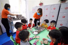 Ninh Bình đã sẵn sàng cho việc mở cửa trở lại cấp học mầm non. (Ảnh: Thanh Tùng/TTXVN)