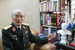 Vị tướng già nay đã 90 tuổi. (Ảnh: Xuân Mai/Vietnam+)