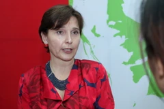 Bà Đại sứ Cecilia Piccioni giới thiệu về Liên hoan phim Ý Moviemov. (Ảnh: BTC)