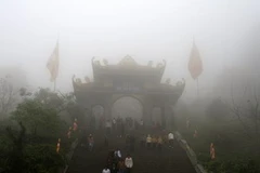 Thiền viện Trúc Lâm Tây Thiên. (Ảnh: Phạm Hậu/TTXVN)