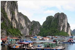 Làng chài trên Vịnh Hạ Long. (Nguồn: halongtravelguide.com)