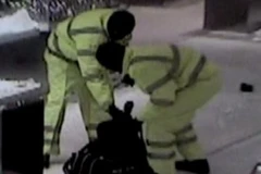 Hình ảnh thu được từ camera của Trung tâm thương mại. (Ảnh: bbc.co.uk)