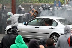 Bạo lực tại Bắc Ireland làm hơn 20 cảnh sát bị thương. (Nguồn: AAP)