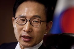 Tổng thống Hàn Quốc Lee Myung-bak. (Nguồn: Bloomberg) 