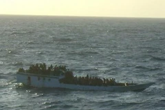 Hình ảnh con tàu trước khi bị lật. (Nguồn: 3news.co.nz)