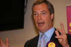 Lãnh đạo UKIP Nigel Farage. (Nguồn: wikipedia.org)