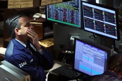 Chứng khoán Mỹ khởi đầu tuần mới trong "sắc đỏ." (Nguồn: thedailynewsegypt.com)