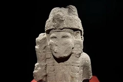 Một trong những cổ vật Mỹ trao trả cho Mexico. (Ảnh: AP)