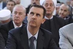 Hình ảnh Tổng thống Bashar al-Assad tham dự lễ cầu nguyện nhân dịp lễ Hồi giáo Eid al-Adha. (Nguồn: Reuters) 