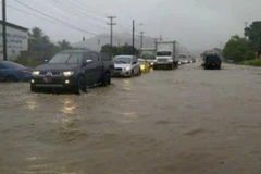 Khu thương mại Colon bị thiệt hại nghiêm trọng. (Nguồn: thepanamanews.com)