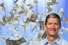 CEO Tim Cook “chê” khoản tiền tới 75 triệu USD. (Nguồn: Internet)