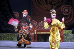 Một tiết mục trong Liên hoan Tuồng truyền thống toàn quốc năm 2011. (Nguồn: TTXVN)