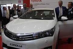 Mẫu Corolla của Toyota tại lễ xuất xưởng. (Nguồn: zaman.com.tr)