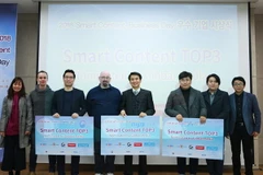 Trao giải 'Ngày hội Kinh doanh nội dung thông tin 2018' tại Hàn Quốc