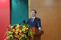 Ông Trần Tuấn Anh, Ủy viên Bộ Chính trị, Trưởng Ban Kinh tế Trung ương phát biểu chỉ đạo hội nghị. (Ảnh: Vietnam+)