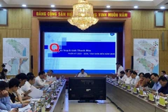 Hội nghị thẩm định Quy hoạch tỉnh Thanh Hóa thời kỳ 2021-2030, tầm nhìn đến năm 2045 tại Bộ Kế hoạch và Đầu tư, ngày 27/5, (Ảnh: Vietnam+)