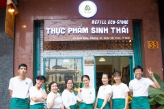 One4One thúc đẩy hành vi mua hàng không bao bì bằng kênh bán hàng 100 điểm tại Hà Nội và Thành phố Hồ Chí Minh. (Ảnh: Vietnam+)