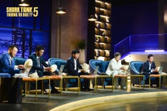 Dàn 'cá mập' tại Shark Tank mùa 5. (Ảnh: Vietnam+)
