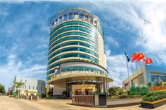 Trụ sở Công ty Cổ phần Tập đoàn Đức Long Gia Lai. (Ảnh: Quang Thái/TTXVN)